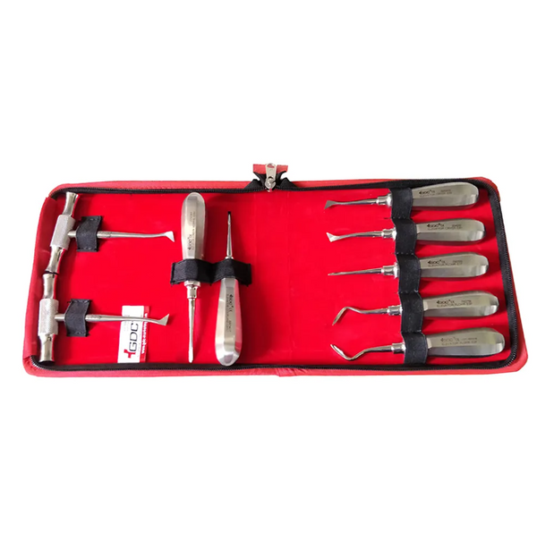 GDC Root Elevator Set Of 9 In Pouch