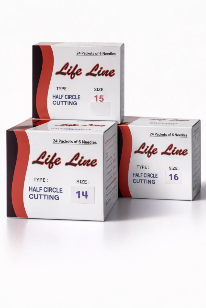 Life Line Stainless-steel Suture Needles