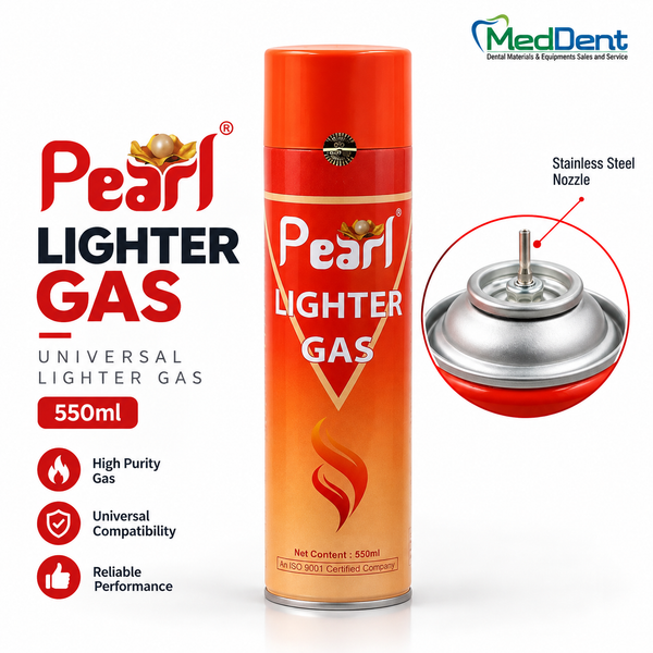 Pearl Universal Lighter Gas – Butane Refill for Dental Lab