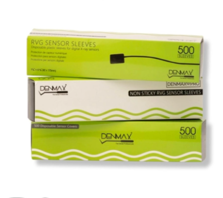 Denmax Disposible plastic Sleeves for Digital X-ray Sensor (RVG Sleeves) – Hygienic Protection for Sensors