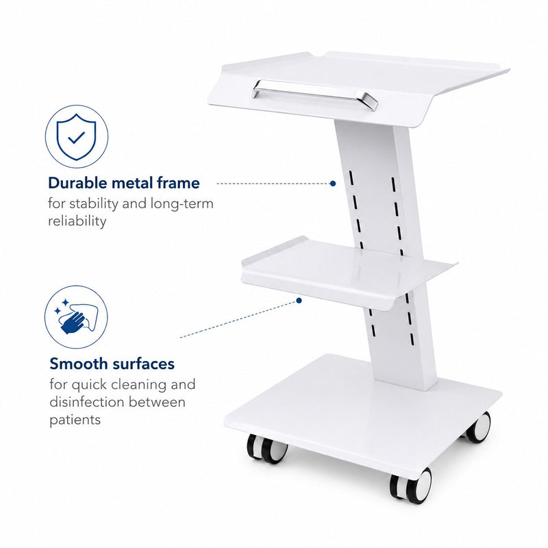 Waldent Portable Single-Pillar Mobile Dental Trolley (TJ-Q08)