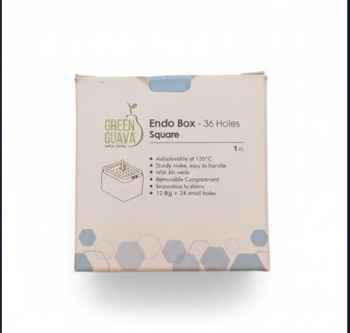 GREEN GUAVA ENDO BOX SQUARE 36 HOLES