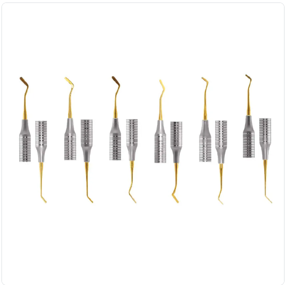 GDC Composite Instrument Golden Titanium S/6 Pouch CIGP6