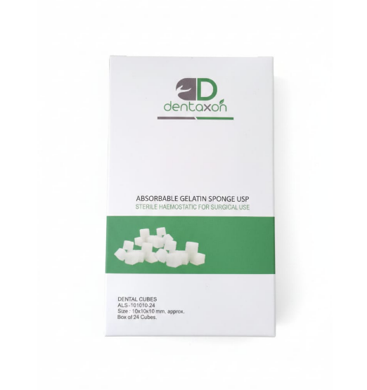 Dentaxon Axo sponge Absorbable Gelatin Sponge USP Sterile Haemostatic for Surgical use