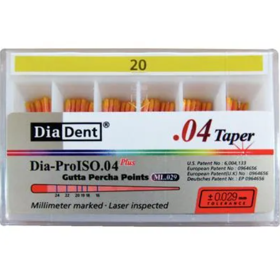 Diadent Gutta Percha Points 4%