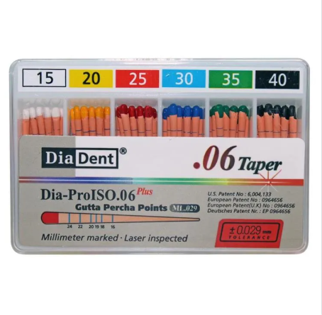 Diadent Gutta Percha Points 6%