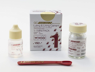 GCgold label Luting &Lining cement1-1 mini pack