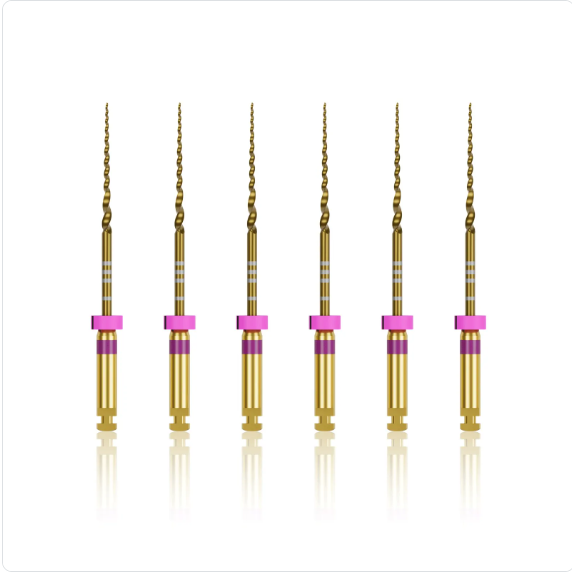 HDM Super Taper Files Gold NiTi Rotary System (Heat Activation) 25mm