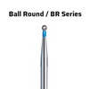 HDM Diamond Burs Ball Round Type (BR) Series