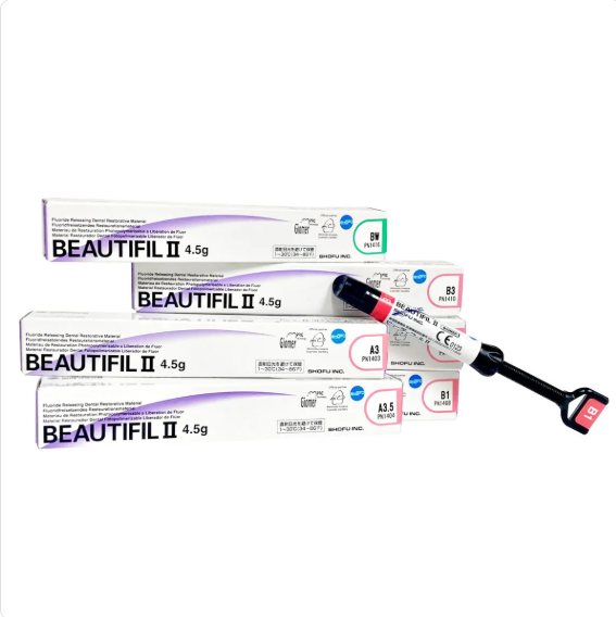 Shofu Beautifil II Refills Composites Shade A1, A2, A3, A3.5