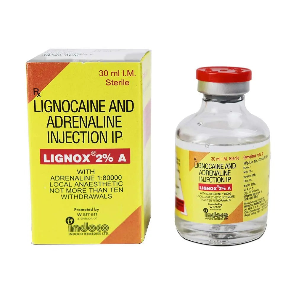 Lignox LA 2% with Adrenaline